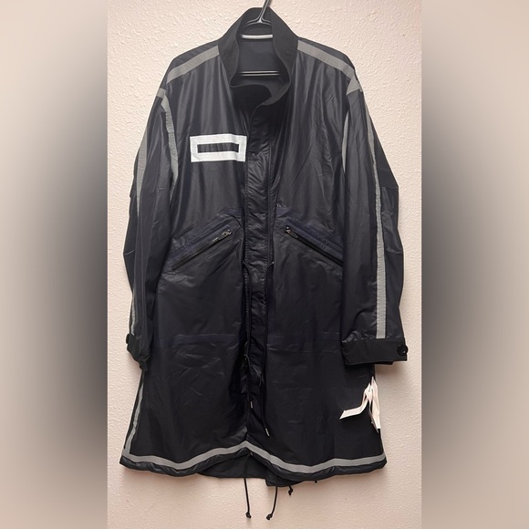 Sacai X Clot Inside Out Seam Bonded Coat Size 4 (Medium) Retail $1495 NWT